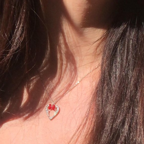 Swarovski Minnie Mouse Necklace - Picture 4 of 4